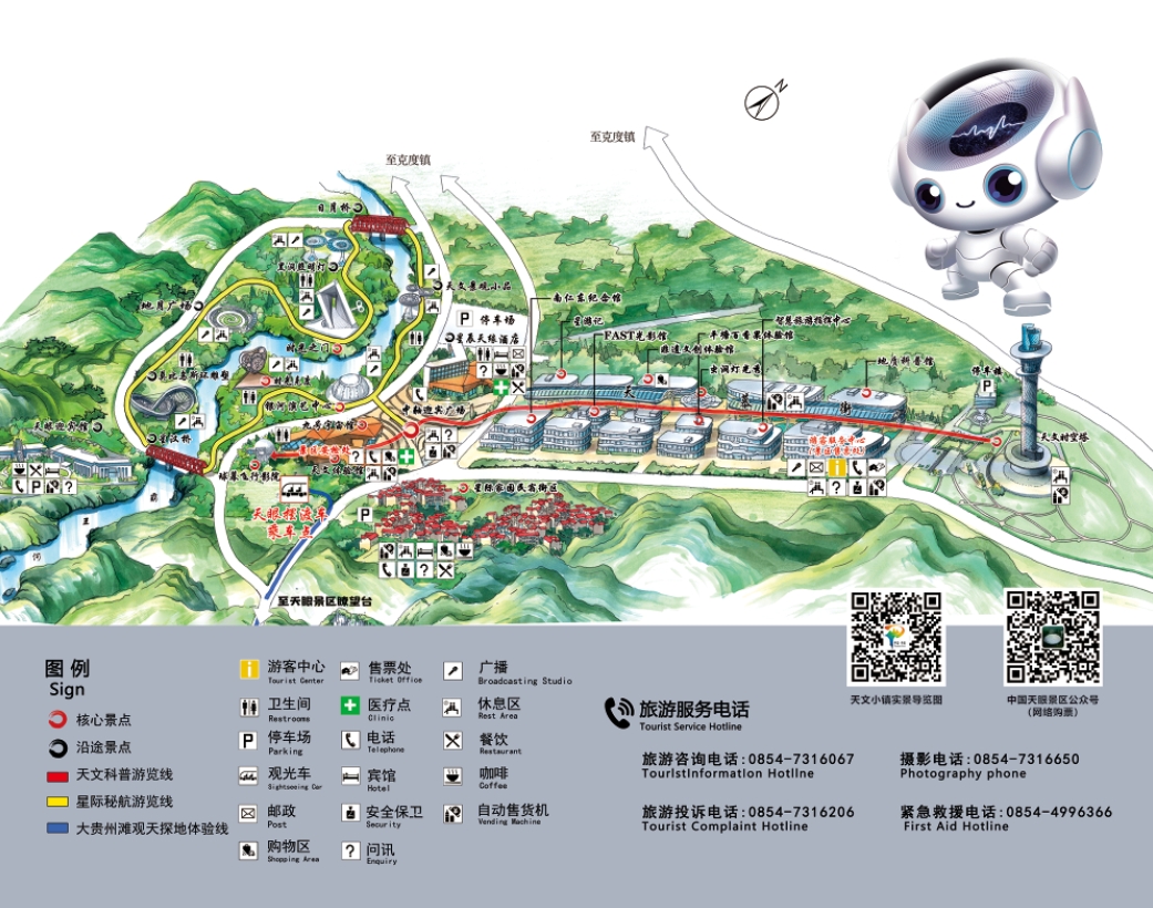 天文小镇导览图